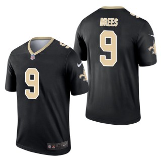 Men's New Orleans Saints Drew Brees Black Legend Jersey