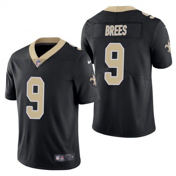 Men's New Orleans Saints Drew Brees Black Vapor Untouchable Limited Jersey