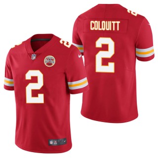 Men's Kansas City Chiefs Dustin Colquitt Red Vapor Untouchable Limited Jersey