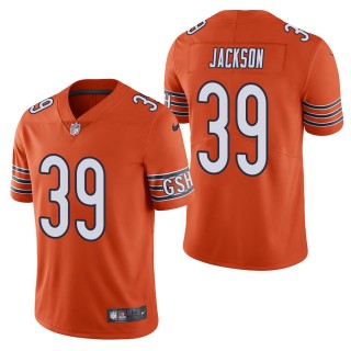 Men's Chicago Bears Eddie Jackson Orange Vapor Untouchable Limited Jersey
