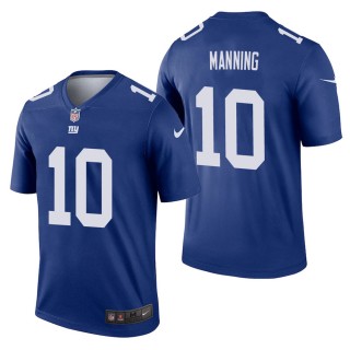 Men's New York Giants Eli Manning Royal Legend Jersey