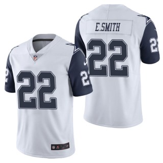 Men's Dallas Cowboys Emmitt Smith White Color Rush Limited Jersey