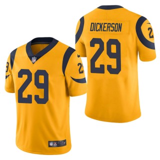 Men's Los Angeles Rams Eric Dickerson Gold Color Rush Limited Jersey
