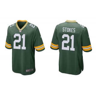 Men's Green Bay Packers Eric Stokes Green Game Jersey
