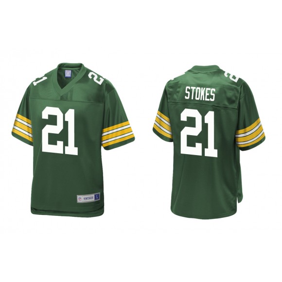 Men's Green Bay Packers Eric Stokes Green Pro Line Jersey