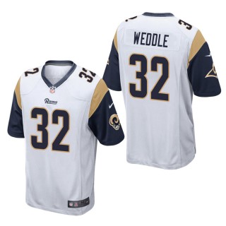 Men's Los Angeles Rams Eric Weddle White Game Jersey