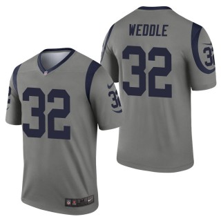 Men's Los Angeles Rams Eric Weddle Gray Inverted Legend Jersey