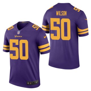 Men's Minnesota Vikings Eric Wilson Purple Color Rush Legend Jersey