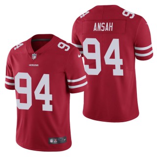 Men's San Francisco 49ers Ezekiel Ansah Scarlet Vapor Untouchable Limited Jersey