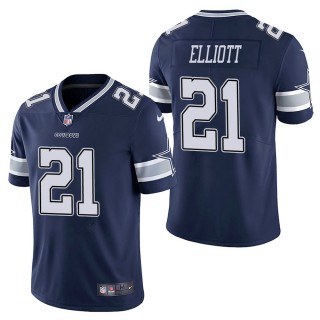 Men's Dallas Cowboys Ezekiel Elliott Navy Vapor Untouchable Limited Jersey