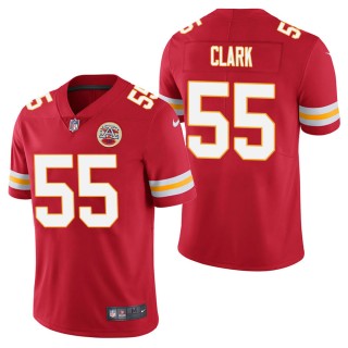 Men's Kansas City Chiefs Frank Clark Red Vapor Untouchable Limited Jersey
