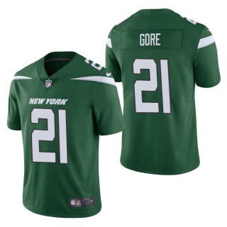 Men's New York Jets Frank Gore Green Vapor Untouchable Limited Jersey