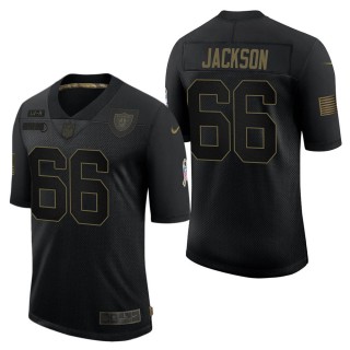 Men's Las Vegas Raiders Gabe Jackson Black Salute to Service Jersey
