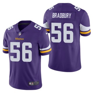 Men's Minnesota Vikings Garrett Bradbury Purple Vapor Untouchable Limited Jersey