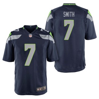 Men's Seattle Seahawks Geno Smith College Navy Game Jersey
