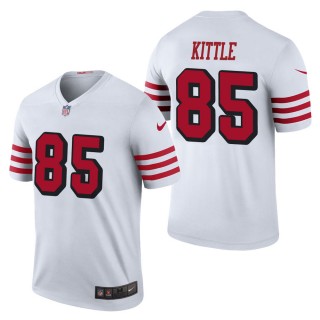Men's San Francisco 49ers George Kittle White Color Rush Legend Jersey