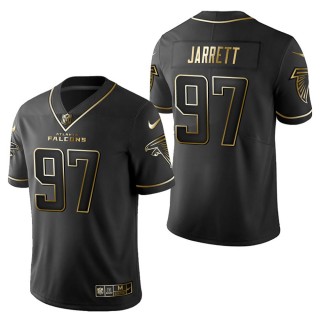Men's Atlanta Falcons Grady Jarrett Black Golden Edition Jersey