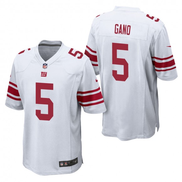 Men's New York Giants Graham Gano White Game Jersey