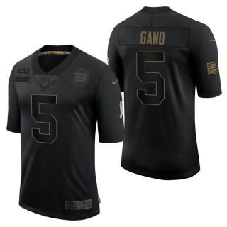 Men's New York Giants Graham Gano Black Salute to Service Jersey