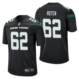 Men's New York Jets Greg Van Roten Black Game Jersey