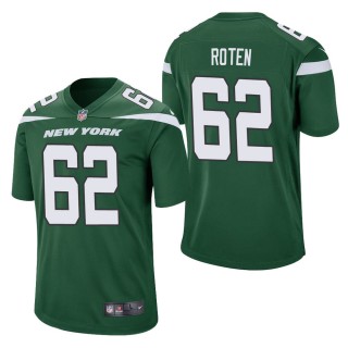 Men's New York Jets Greg Van Roten Green Game Jersey