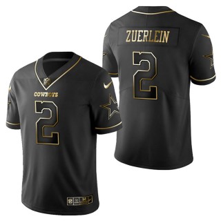 Men's Dallas Cowboys Greg Zuerlein Black Golden Edition Jersey