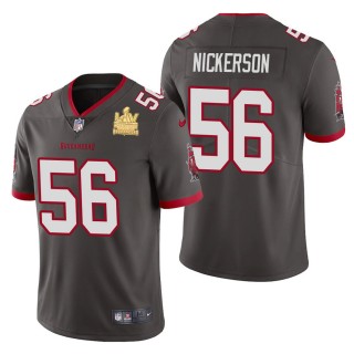 Men's Tampa Bay Buccaneers Hardy Nickerson Pewter Super Bowl LV Champions Jersey