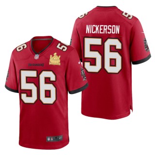 Men's Tampa Bay Buccaneers Hardy Nickerson Red Super Bowl LV Champions Jersey