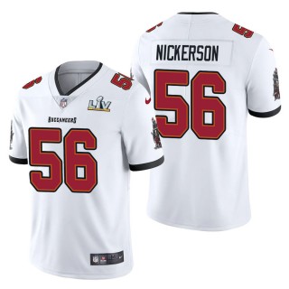 Men's Tampa Bay Buccaneers Hardy Nickerson White Super Bowl LV Jersey
