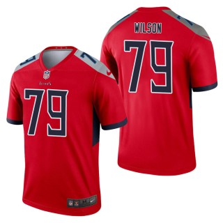 Men's Tennessee Titans Isaiah Wilson Red Inverted Legend Jersey