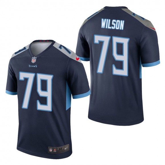Men's Tennessee Titans Isaiah Wilson Navy Legend Jersey
