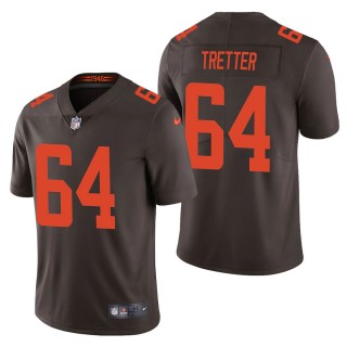Men's Cleveland Browns J.C. Tretter Brown Alternate Vapor Limited Jersey
