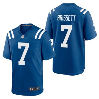 Men's Indianapolis Colts Jacoby Brissett Royal Game Jersey