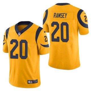 Men's Los Angeles Rams Jalen Ramsey Gold Color Rush Limited Jersey