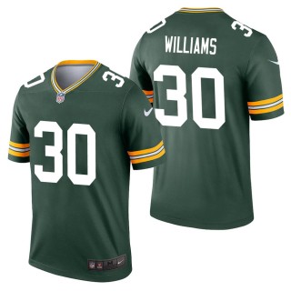 Men's Green Bay Packers Jamaal Williams Green Legend Jersey