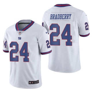 Men's New York Giants James Bradberry White Color Rush Limited Jersey