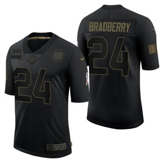 Men's New York Giants James Bradberry Black Salute to Service Jersey