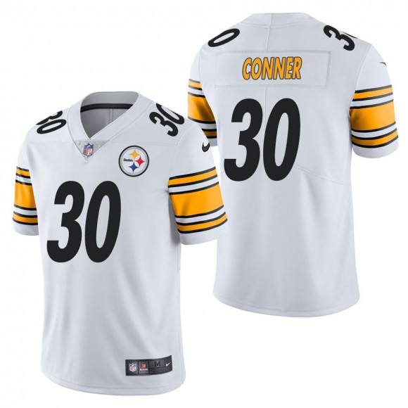 Men's Pittsburgh Steelers James Conner White Vapor Untouchable Limited Jersey
