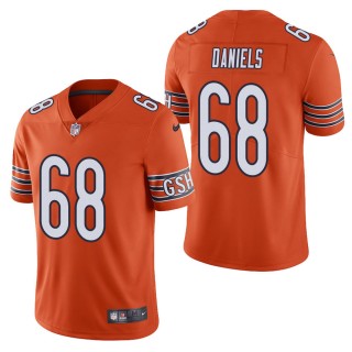 Men's Chicago Bears James Daniels Orange Vapor Untouchable Limited Jersey