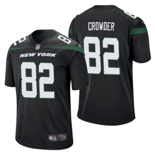 Men's New York Jets Jamison Crowder Black Game Jersey