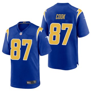 Men's Los Angeles Chargers Jared Cook Royal 2nd Alternate Game Jersey
