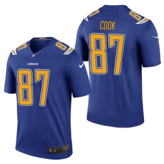 Men's Los Angeles Chargers Jared Cook Royal Color Rush Legend Jersey