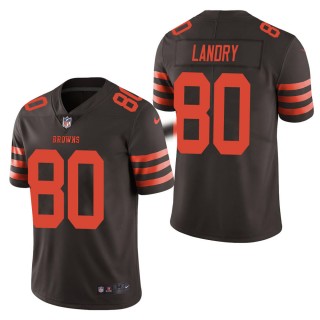 Men's Cleveland Browns Jarvis Landry Brown Color Rush Limited Jersey