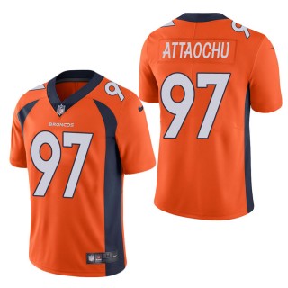 Men's Denver Broncos Jeremiah Attaochu Orange Vapor Untouchable Limited Jersey
