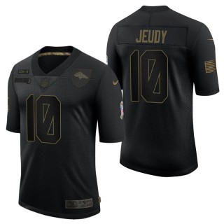 Men's Denver Broncos Jerry Jeudy Black Salute to Service Jersey
