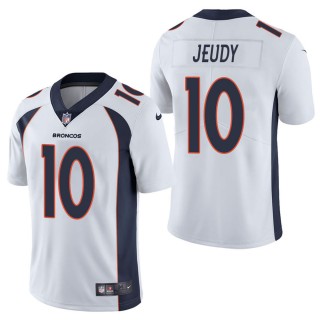 Men's Denver Broncos Jerry Jeudy White Vapor Untouchable Limited Jersey