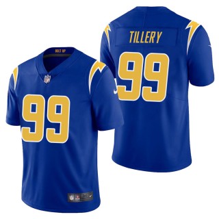 Men's Los Angeles Chargers Jerry Tillery Royal 2nd Alternate Vapor Limited Jersey