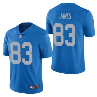 Men's Detroit Lions Jesse James Blue Vapor Untouchable Limited Jersey