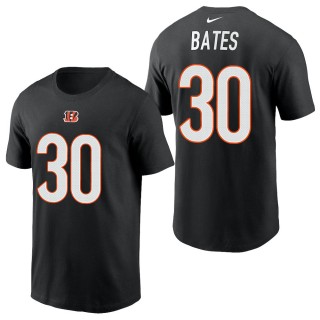Men's Cincinnati Bengals Jessie Bates III Black 2021 Name & Number T-Shirt