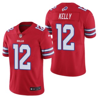Men's Buffalo Bills Jim Kelly Red Color Rush Limited Jersey